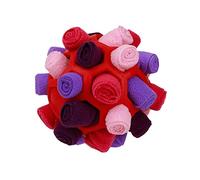 LiTaiJingNice Pet Snuffle Ball Toy, Pet Snuffle Mat Dog Puzzle Slow Feeder Ball Dog Treat Dispenser Toy for Small Medium Dogs (C)