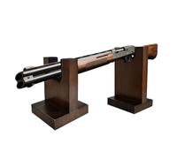 LITAITAI Rifles Display Stands, Long Guns, Firearms, Rustic Wood Gun Display,Weapons and Collectables, for Display Case, Shows, U Top Display Stands for Rifle