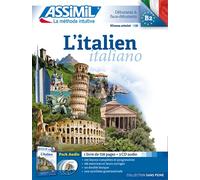 L'Italien - Collection Sans Peine (Book & CDs): Pack avec 1 livre
