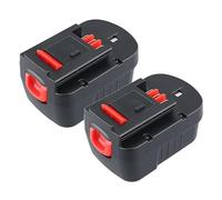 Litanki 4800mAh HPB14 Replacement Battery Compatible with Black and Decke 14.4V Cordless Power Tools499936-34,499936-35, A144, A144EX, A14F (2pcs Battery)