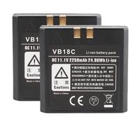 Litanki VB18 Battery Compatible with Godox V850II, V860II, V850, V860 Series Speedlites, Suitable VB19, 2250mAh, 11.1V, Charging Type-C Port, Includes A USB Type-C Cable
