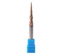 LITAO-XIE, 1pc Tapered Ball Nose End Mill HRC60 Tungsten Solid Carbide Cnc Milling Cutter Bit Wood Metal Cutter 3.175mm 4mm 6mm 8mm (Size : R0.25X15XD3.175X38L)