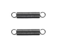 LITAO-XIE, Lt-spring, 2pcs Extension Spring 2mm Thickness Extension Springs Small 50-100mm Steel Tension Spring With Hooks (Size : 2x20x100mm)