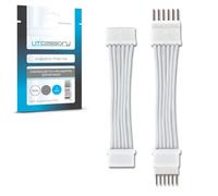 Litcessory Controller to 6-Pin Adapter for Philips Hue V4/Solo Lightstrip | Micro 6-PIN, Detachable Version, White. Not compatible with Flux.