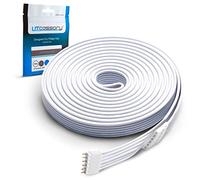 Litcessory Extension Cable for Lightstrip Plus (3m, 1 Pack, White - STANDARD 6-PIN V3)