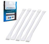 Litcessory Extension Cable for Philips Hue Lightstrip Plus (150mm, 5 Pack, White - STANDARD 6-PIN V3 / WIZ Lightstrip)
