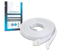 Litcessory Extension Cables & Connectors for Philips Hue Flux Lightstrip | Extension Cable (Controller to Starter Lighstrip) - 3m/10ft., 1 Pack (White)