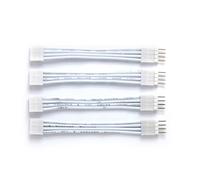 Litcessory Flexible Corner Connector/Extension Cable for Philips Hue Gradient Lightstrip (50mm, 4 Pack, White)