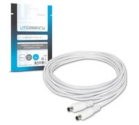 Litcessory Power to Controller Extension Cable for Philips Hue Lightstrip Plus/Gradient, NOT for Solo & Omniglow Lightstrip (7.5m, 1 Pack, White)