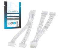 Litcessory Splitter for Philips Hue/Solo Lightstrip (2 Pack, White - Micro 6-PIN V4 / Solo Lightstrip)
