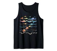 Litchfield Beach South Carolina Sea Turtle Lover Beach Tank Top