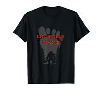 Litchfield Maine Sasquatch Bigfoot Camping Trip T-Shirt