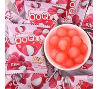 Litchi White Peach Fruit Candy, 4 Flavors Peeling Fruit Juice Gummies, Grape Fruit Fudge, Internet Fruit Snacks, Chinese Celebrity Casual Snacks, Halloween Candy, Desserts (Lychee,250g)