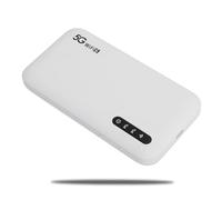 Lite 5G LTE Mobile Hotspot, Ultra High Speed Mobile Hotspot Device, 6100mAh Portable Wi Fi with SIM Card Slot, 16 Connected Devices, Dust Proof and Water Proof, Portable Hotspot