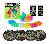 Lite Brite HD Refill & Storage Set, 360 Mini-Pegs, 8 HD Design Templates, Ages 6+