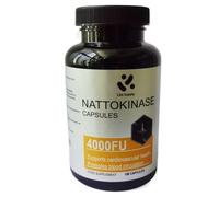 Lite Supply Nattokinase Capsules 4000 FU, 150 Caps High Potency Enzyme Derived from Fermented Soybean, Supports Heart Health & Circulation, Natural & Vegan, Traditional Japanese Natto Extract