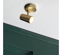 Litecraft 2 Pack Of Chobham Satin Brass Adjustable Spotlight Wall Lights