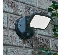 Litecraft Alma Dark Grey Outdoor Led Wall Light Floodlight