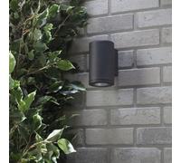 Litecraft Argo Anthracite 1 Lamp Modern Outdoor Up Or Down Led Wall Light