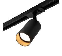 LITECRAFT Bexley Track Light Low Profile GU10 Adjustable Spotlight Head - Black