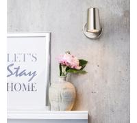 Litecraft Chobham Satin Nickel Adjustable Spotlight Wall Light