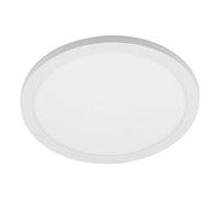 LITECRAFT Darly 24 Watt Modern Style Flush LED Wall or Ceiling Panel Light in White Home Lighting