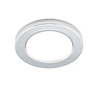 LITECRAFT Darly Flush Ceiling or Wall Light Integrated LED - (12 Watt, Polished Chrome)