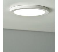 Litecraft Darly White 18 Watt Led Bathroom Ceiling Light