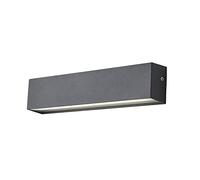 LITECRAFT Edgar Wall Light LED Linear Outdoor IP54 Rated Fitting - 3 Colours (Anthracite)
