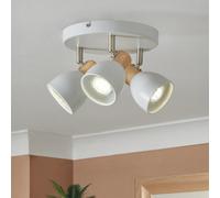 Litecraft Fallon White Ceiling Spotlight Plate