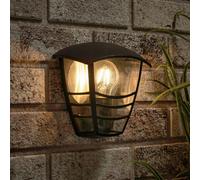 Litecraft Francis Black Outdoor Lantern Wall Light