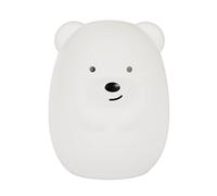 LITECRAFT Glow Bear Table Lamp Child's Colour Changing LED Night Light - White