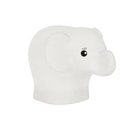 LITECRAFT Glow Elephant Table Lamp Childs Colour Changing LED Night Light - White