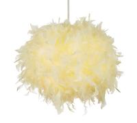 BHS Lighting Glow Feather Easy Fit Light Shade in Yellow BHS Lighting Yellow
