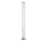 LITECRAFT Glow Galaxy Floor Lamp Cylinder Colour Changing LED Base - Chrome
