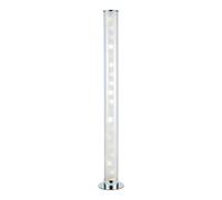 Litecraft Glow Galaxy Floor Lamp Cylinder Colour Changing LED Base - Chrome