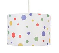 Litecraft Glow Light Shade 30 cm Easy Fit Children's Lampshade - (Multi Coloured, Polka Dots)