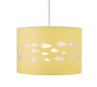 Litecraft Glow Light Shade 30 cm Easy Fit Clouds Children's Lampshade - Ochre