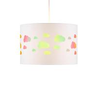 Litecraft Glow Light Shade Children's Easy Fit Lampshade - (Iridescent, Clouds)