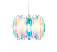 Litecraft Glow Light Shade Taco Easy Fit 30cm Ceiling Lampshade - Iridescent