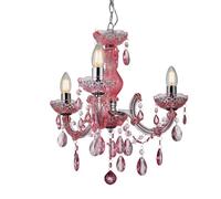 Litecraft Glow Marie Chandelier Children's Crystal Effect 3 Light - 2 Colours [EEK: Unknown]