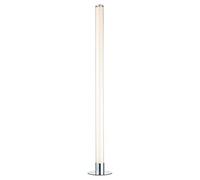 LITECRAFT Glow Shimmer Floor Lamp Cylinder Colour Changing LED Base - Chrome