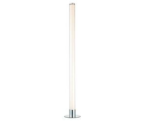 LITECRAFT Glow Shimmer Floor Lamp Cylinder Colour Changing LED Base - Chrome