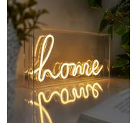 Litecraft Glow White Led Home Acrylic Neon Style Light Box