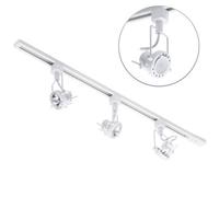 LITECRAFT Kitchen Track Light, White, 1M 3 Light