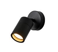 LITECRAFT Kenn Outdoor Wall Ceiling Adjustable Spotlight - (Black, Single)