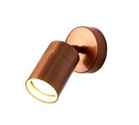 LITECRAFT Kenn Outdoor Wall Ceiling Adjustable Spotlight - (Copper, Single)