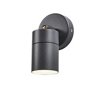 LITECRAFT Kenn Outdoor Wall Ceiling Adjustable Spotlight - (Anthracite, Single)