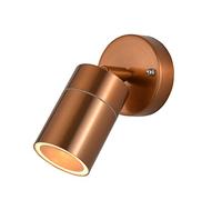 LITECRAFT Kenn Outdoor Wall Ceiling Adjustable Spotlight - (Copper, Single)