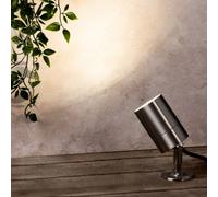Litecraft Kenn Stainless Steel 1 Lamp Outdoor Spike Light